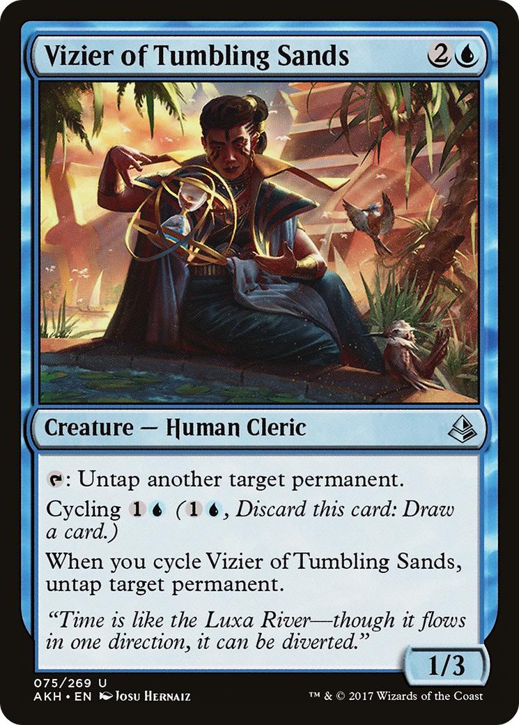 Vizier of Tumbling Sands (AKH-075) [Amonkhet]