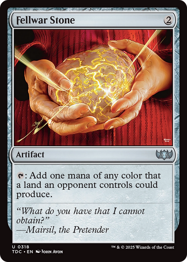 Fellwar Stone (TDC-318) [Commander: Tarkir: Dragonstorm]