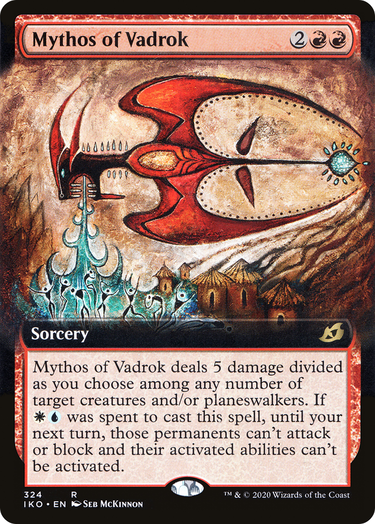 Mythos of Vadrok (Extended Art) (IKO-324) [Ikoria: Lair of Behemoths] Foil