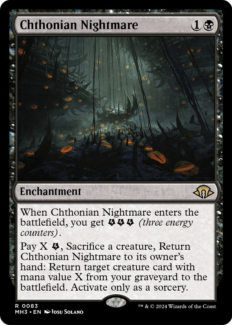 Chthonian Nightmare (MH3-083) [Modern Horizons 3] Foil