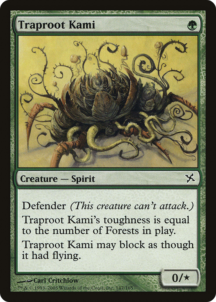 Traproot Kami (BOK-147) [Betrayers of Kamigawa] Foil