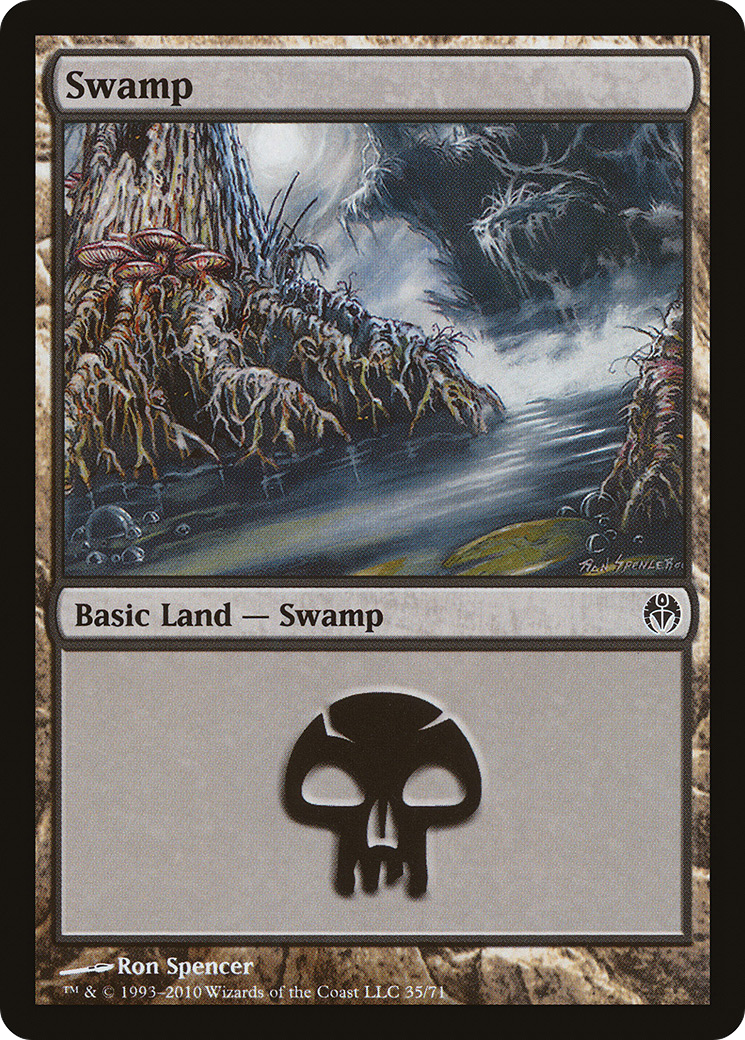 Swamp (DDE-035) [Duel Decks: Phyrexia vs. the Coalition]