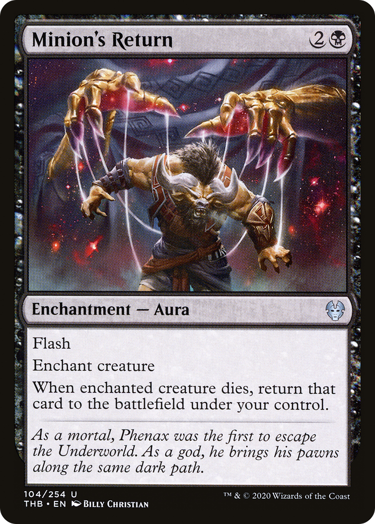 Minion's Return (THB-104) [Theros Beyond Death] Foil