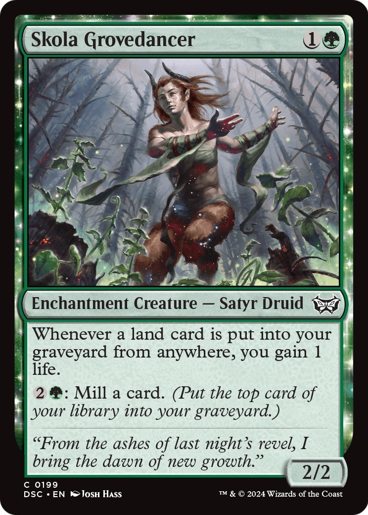 Skola Grovedancer (DSC-199) [Duskmourn: House of Horror Commander]