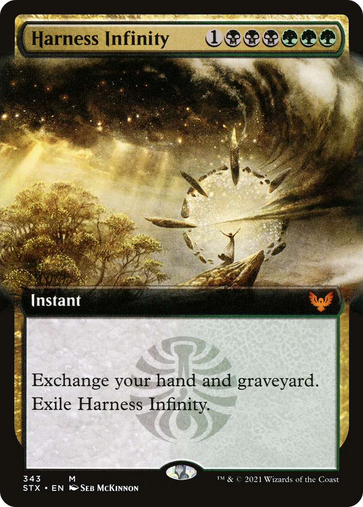 Harness Infinity (Extended Art) (STX-343) [Strixhaven: School of Mages] Foil