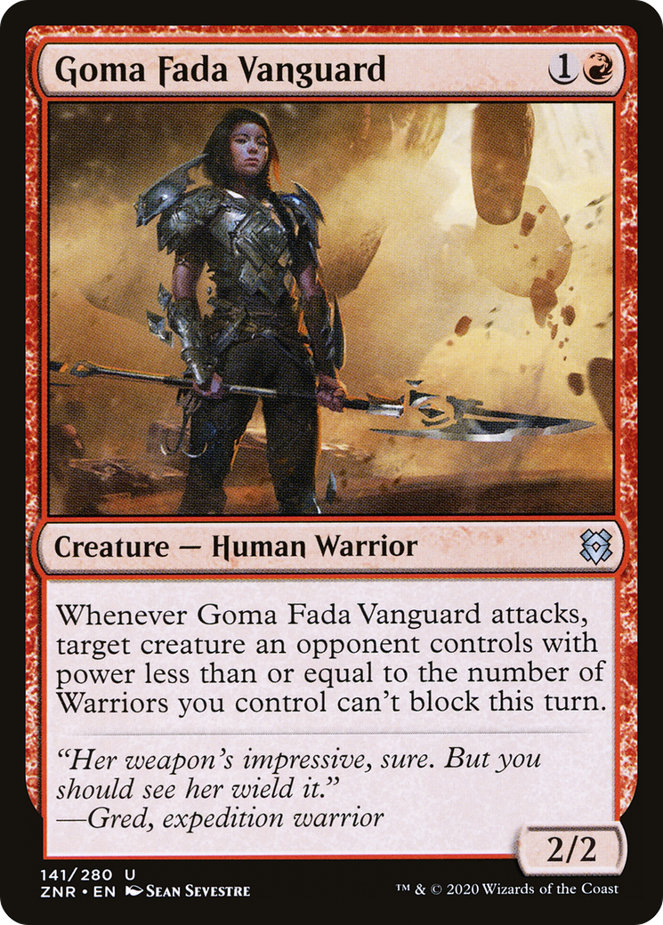 Goma Fada Vanguard (ZNR-141) [Zendikar Rising]