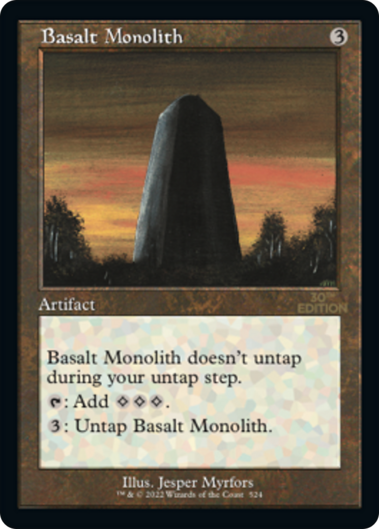 Basalt Monolith (Retro Frame) (30A-524) [30th Anniversary Edition]