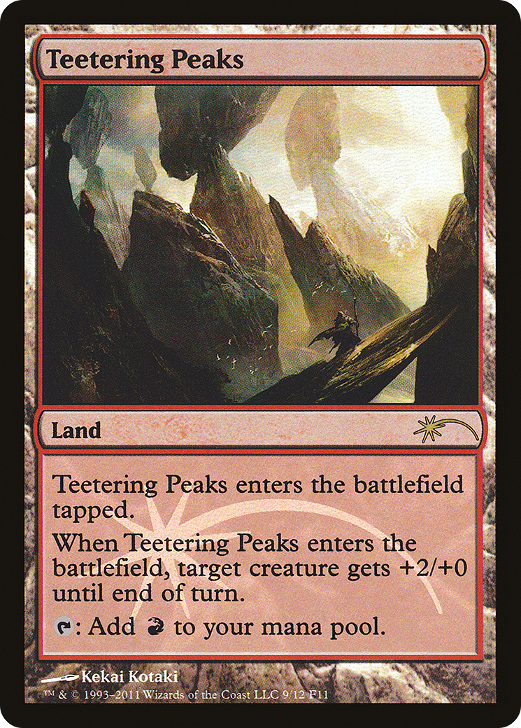 Teetering Peaks [Friday Night Magic 2011] Foil