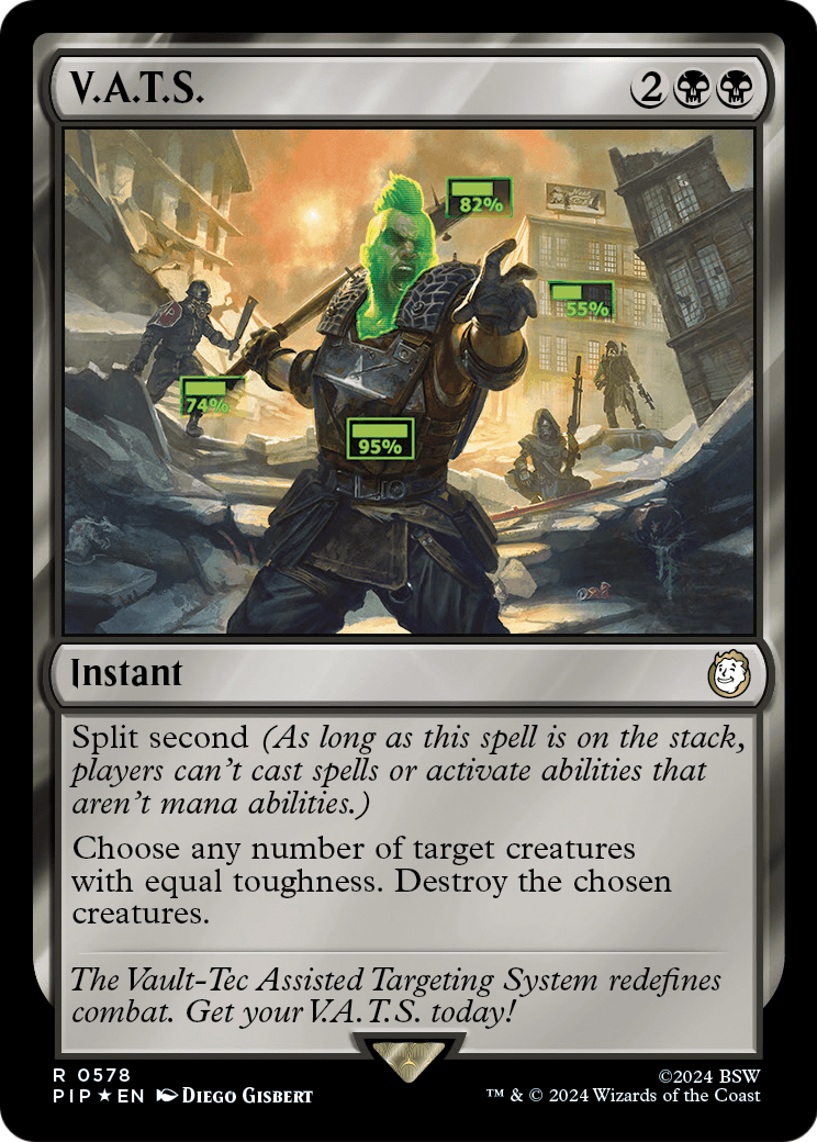 V.A.T.S. (Surge Foil) (PIP-578) [Fallout] Foil