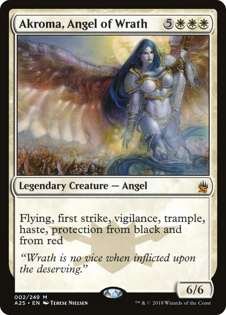 Akroma, Angel of Wrath (A25-002) [Masters 25]