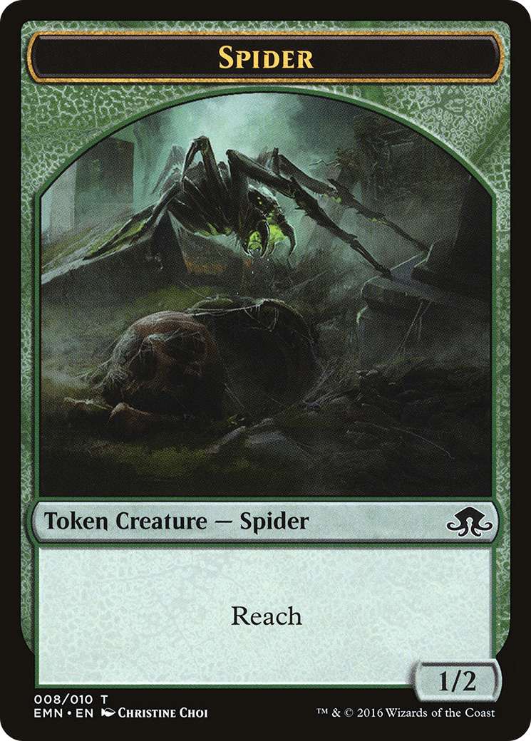 Spider Token (EMN-008) [Eldritch Moon Tokens]