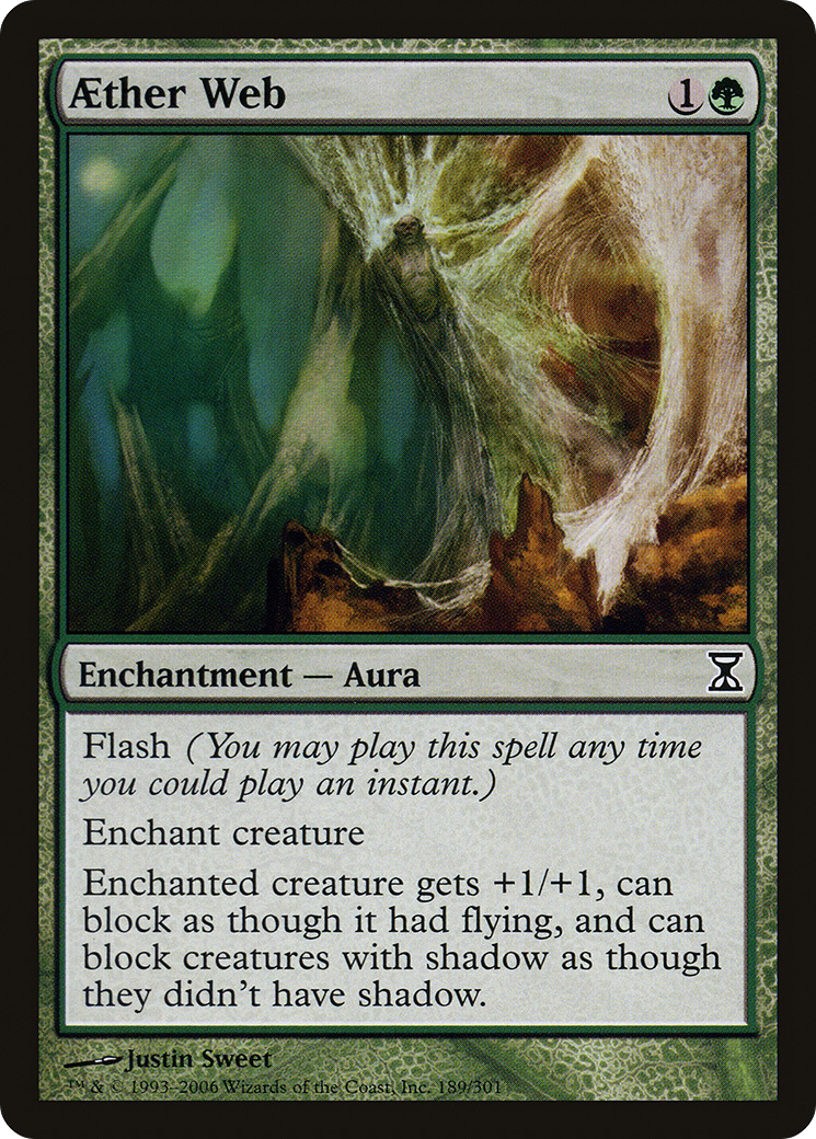 Aether Web (TSP-189) [Time Spiral] Foil