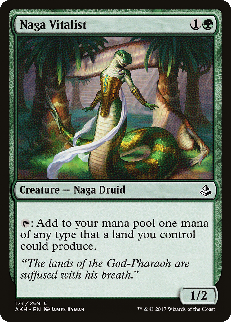 Naga Vitalist (AKH-176) [Amonkhet] Foil