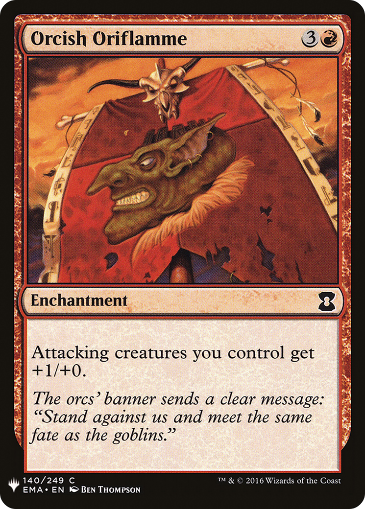Orcish Oriflamme (LIST-EMA-140) [The List]