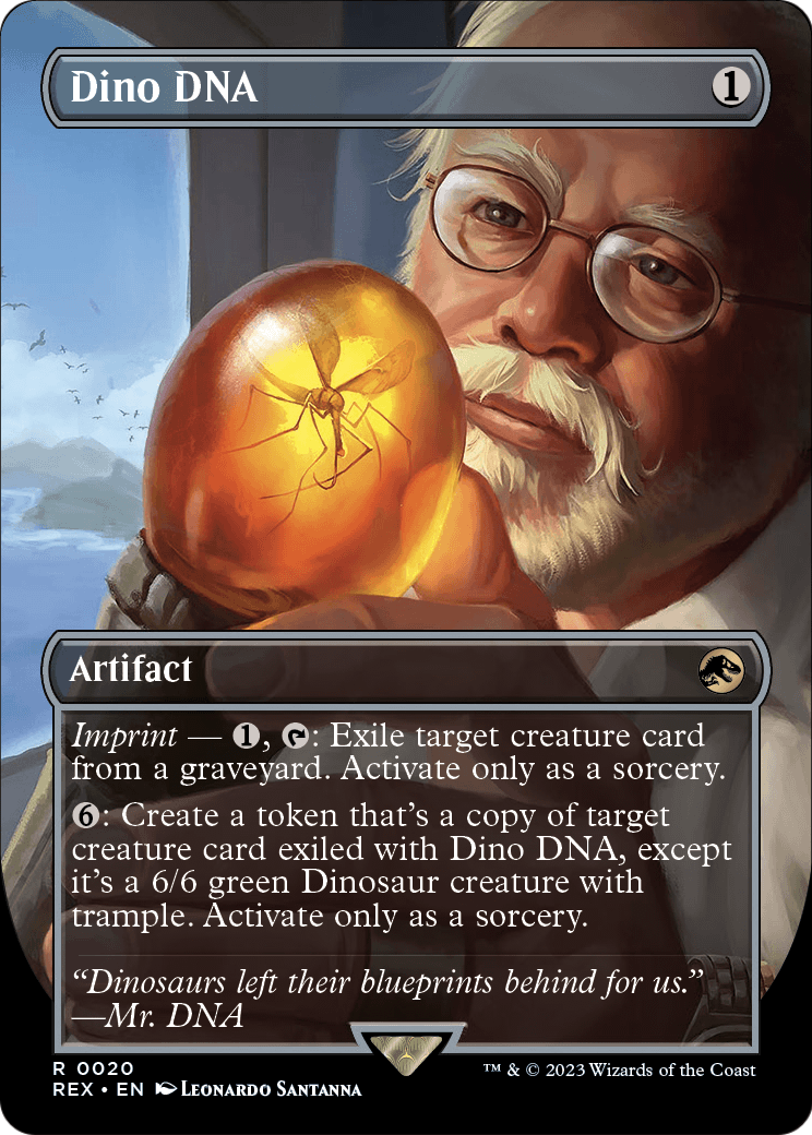 Dino DNA (Borderless) (REX-020) [Jurassic World Collection]