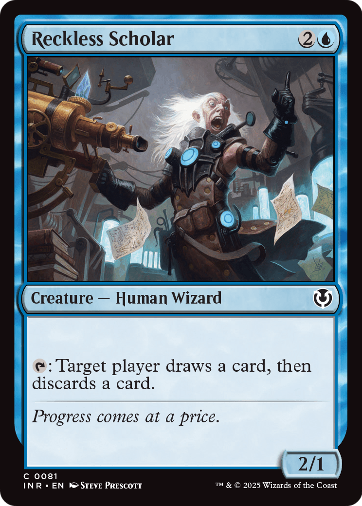 Reckless Scholar (INR-081) [Innistrad Remastered] Foil