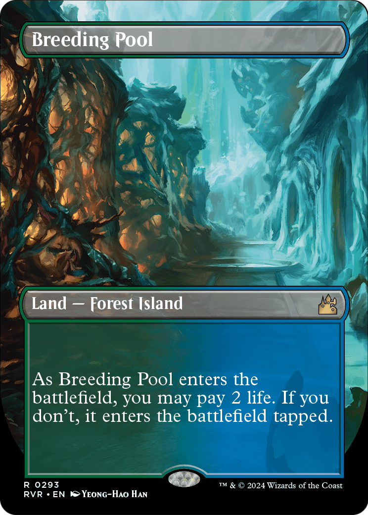 Breeding Pool (Borderless) (RVR-293) [Ravnica Remastered]