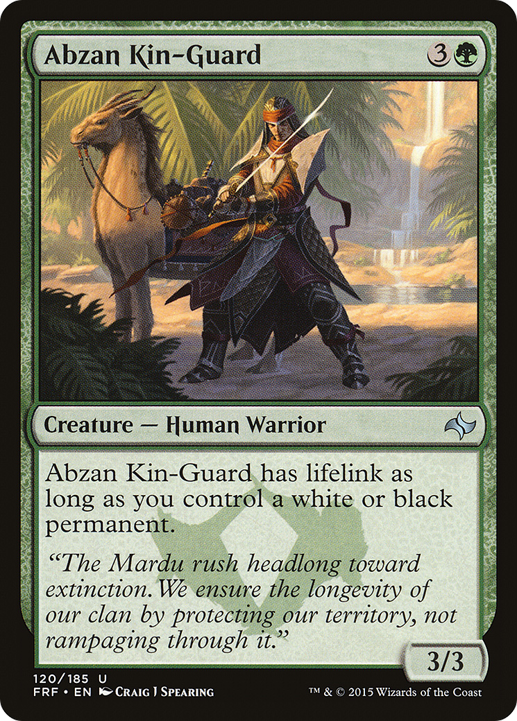 Abzan Kin-Guard (FRF-120) [Fate Reforged] Foil