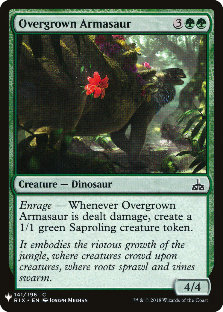 Overgrown Armasaur (LIST-RIX-141) [The List]