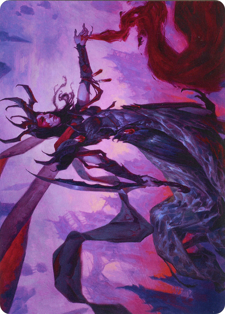 Drana, the Last Bloodchief // Drana, the Last Bloodchief (AZNR-054) (Borderless) [Zendikar Rising Art Series] Foil