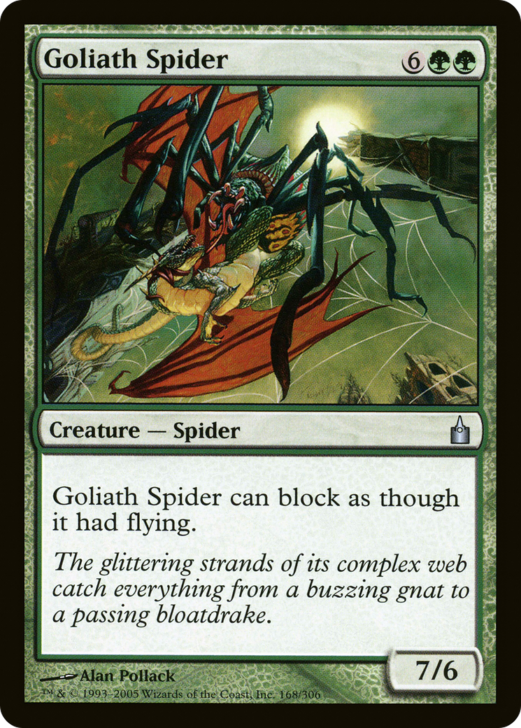 Goliath Spider (RAV-168) [Ravnica: City of Guilds] Foil