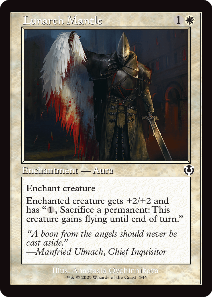 Lunarch Mantle (Retro Frame) (INR-344) [Innistrad Remastered] Foil