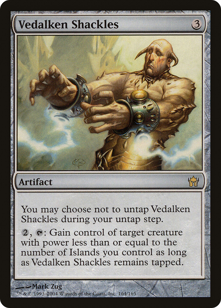 Vedalken Shackles (5DN-164) [Fifth Dawn] Foil
