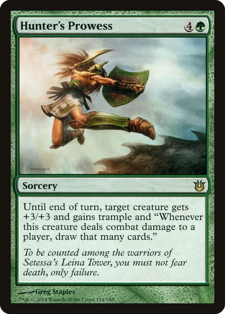 Hunter's Prowess (BNG-124) [Born of the Gods] Foil