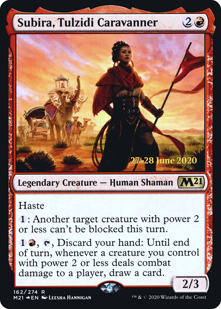 Subira, Tulzidi Caravanner (PRE-162S) [Core Set 2021 Promos] Foil