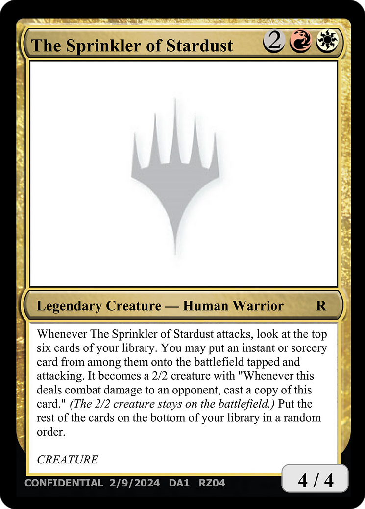 The Sprinkler of Stardust (UNK-RZ04K) [Unknown Event]