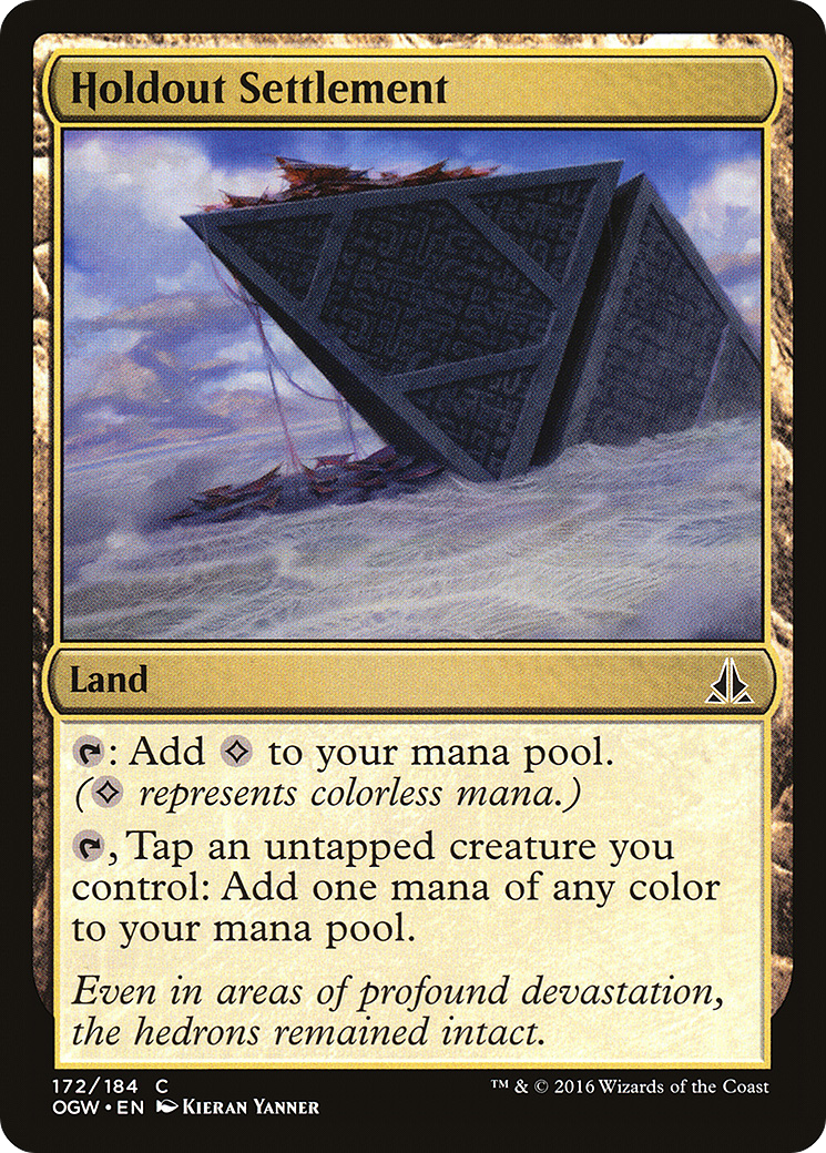 Holdout Settlement (OGW-172) [Oath of the Gatewatch] Foil