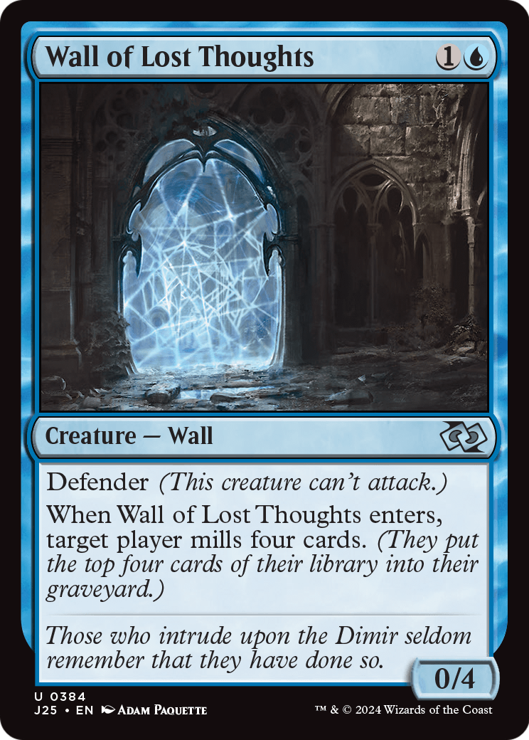 Wall of Lost Thoughts (J25-384) [Foundations Jumpstart]