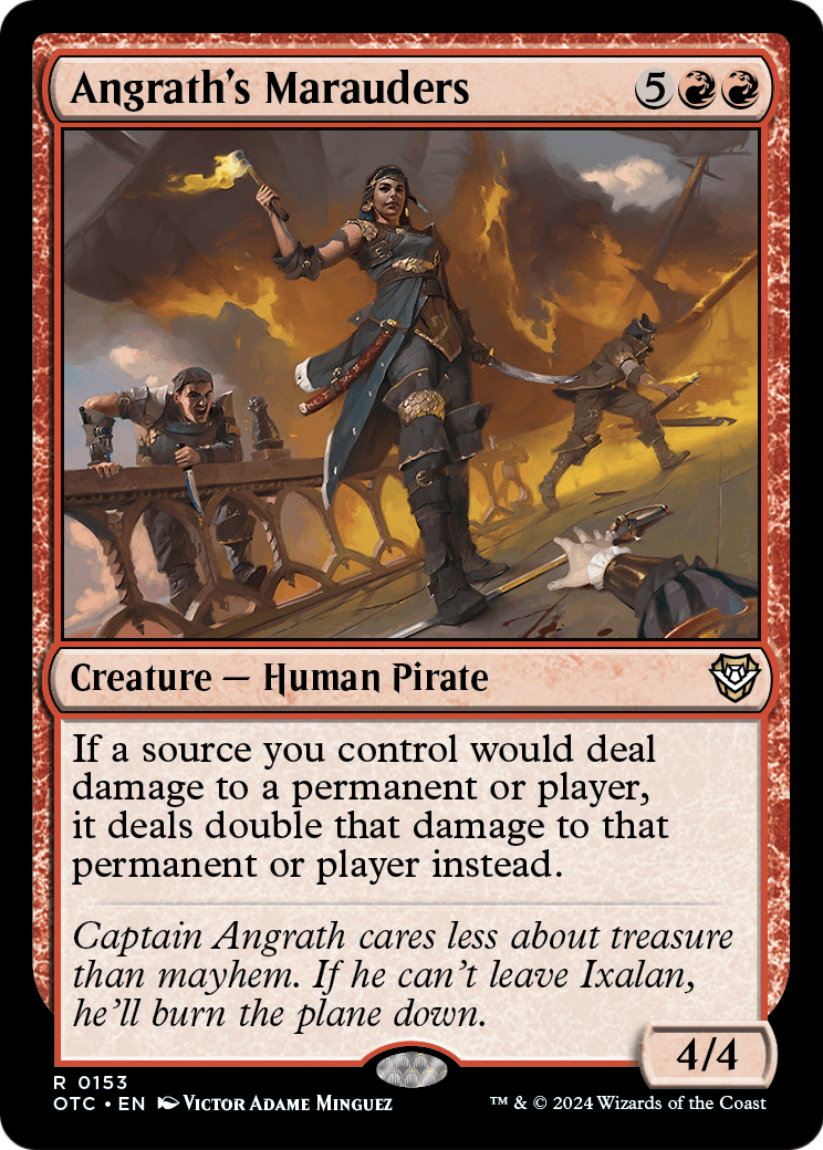 Angrath's Marauders (OTC-153) [Outlaws of Thunder Junction Commander]