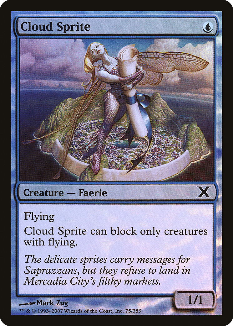 Cloud Sprite (10E-75★) [Tenth Edition] Foil