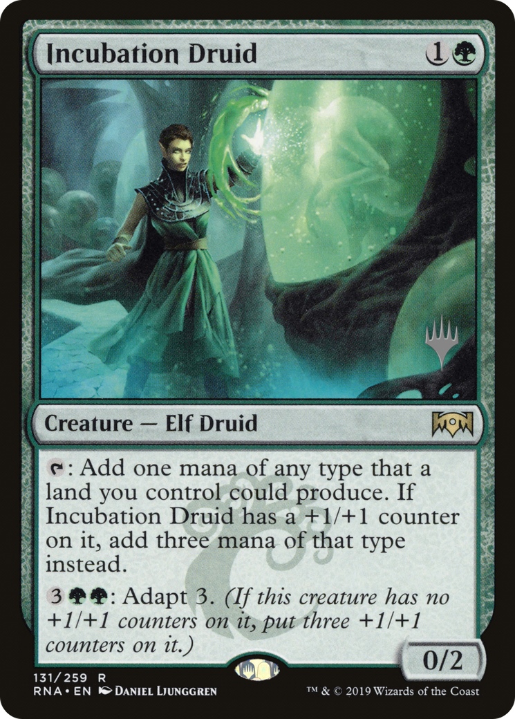 Incubation Druid (PPM20-131) [Promo Pack: Ravnica Allegiance Promos]
