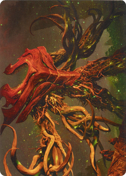 Ashaya, Soul of the Wild // Ashaya, Soul of the Wild (AZNR-069) (Borderless) [Zendikar Rising Art Series]