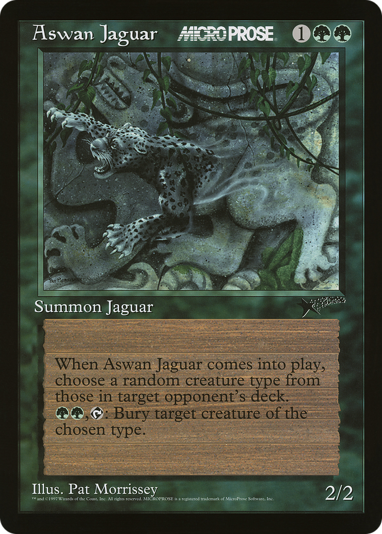Aswan Jaguar (MicroProse) [MicroProse Promos]