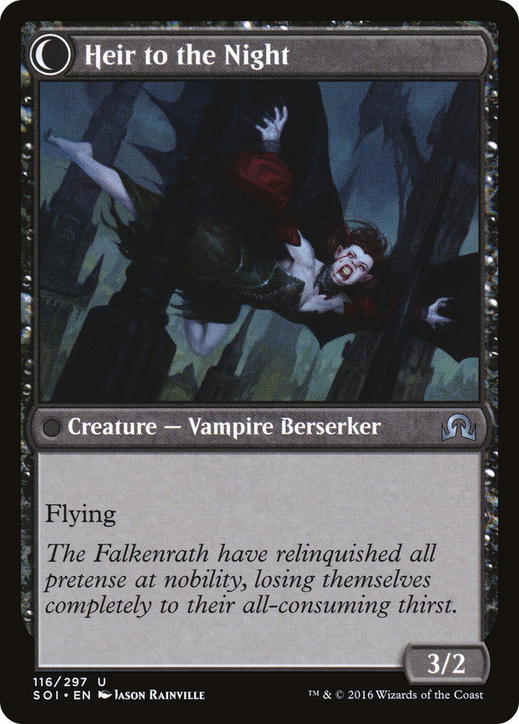Heir of Falkenrath (SOI-116) [Shadows over Innistrad] Foil