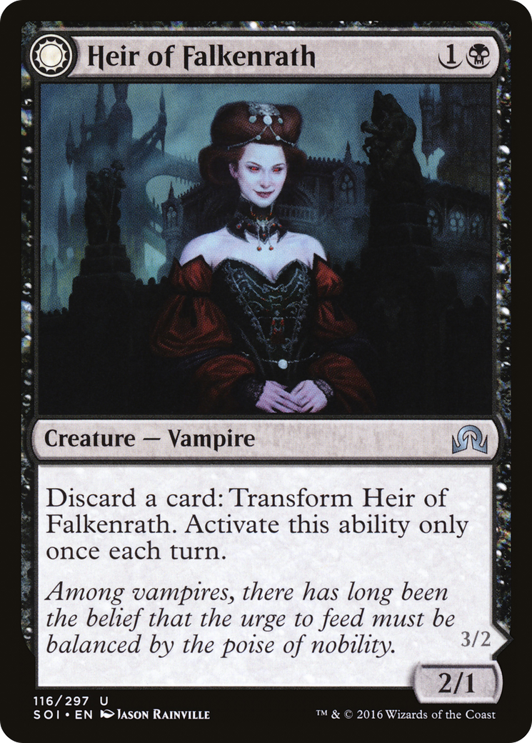 Heir of Falkenrath (SOI-116) [Shadows over Innistrad] Foil