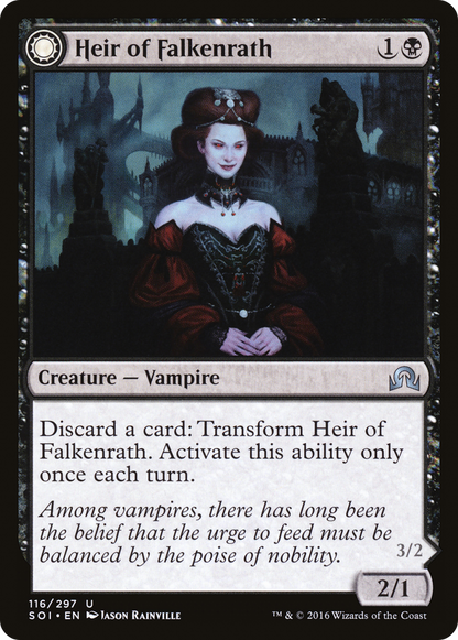 Heir of Falkenrath (SOI-116) [Shadows over Innistrad] Foil
