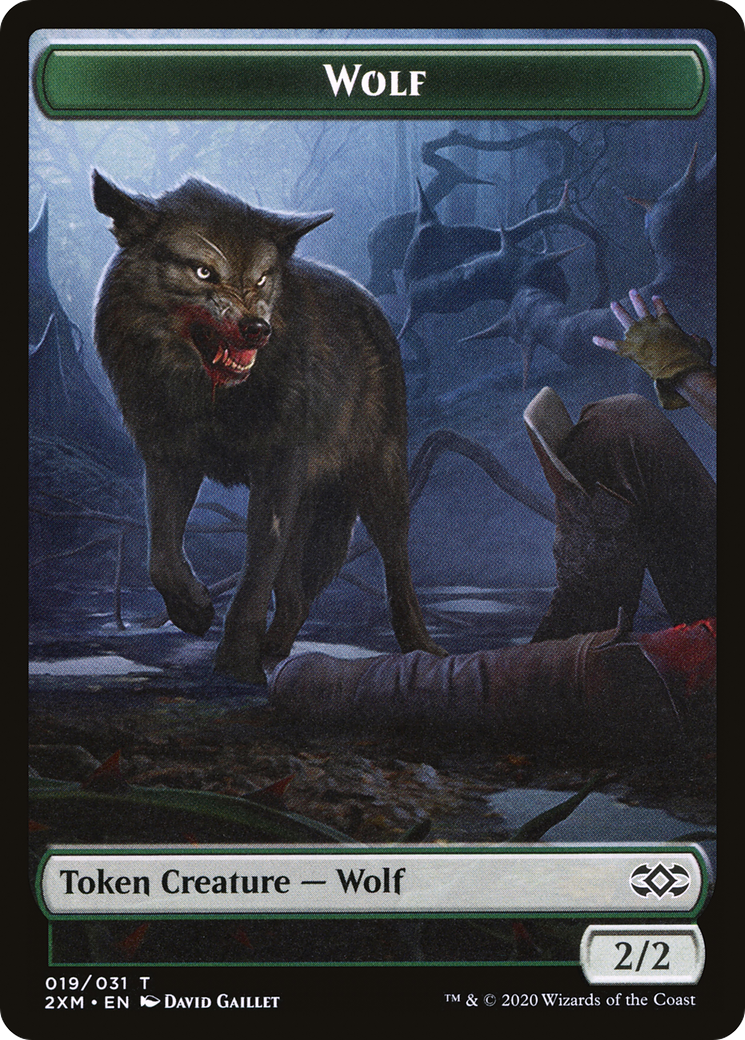 Wolf (T2XM-019) [Double Masters Tokens] Foil