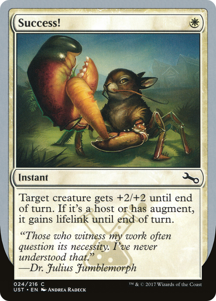 Success! (UST-024) [Unstable]