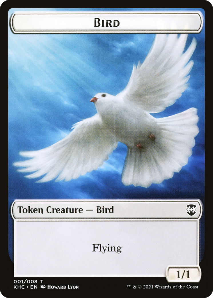Bird (TKHC-001) [Kaldheim Commander Tokens]
