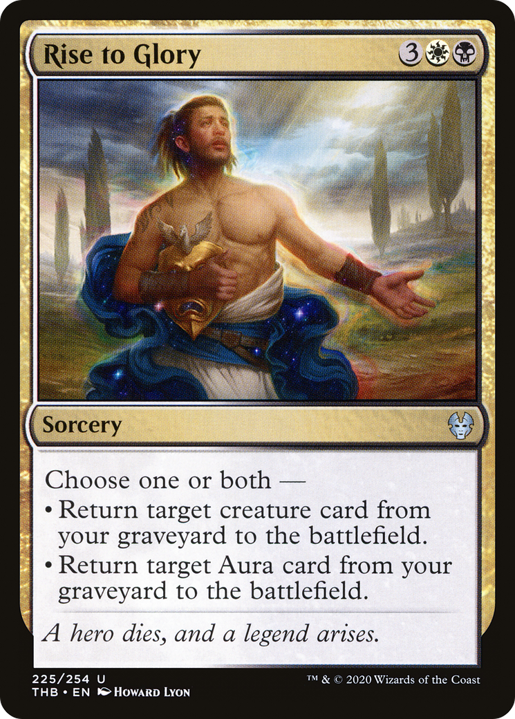 Rise to Glory (THB-225) [Theros Beyond Death] Foil