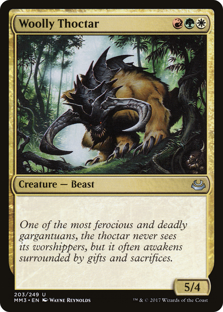 Woolly Thoctar (MM3-203) [Modern Masters 2017] Foil