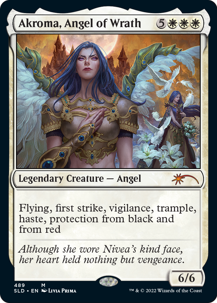 Akroma, Angel of Wrath (SLD-489) [Secret Lair Drop] Foil