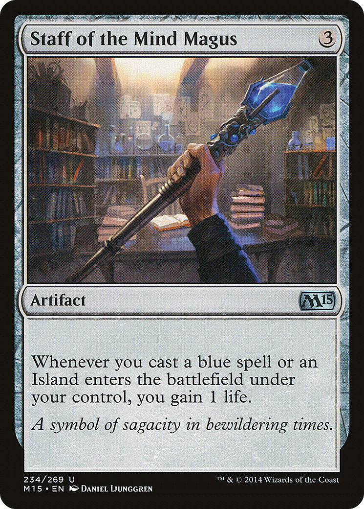 Staff of the Mind Magus (M15-234) [Magic 2015]