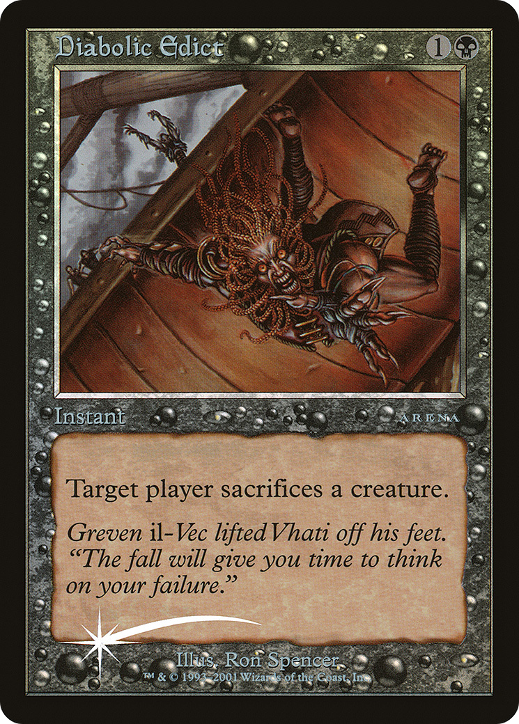 Diabolic Edict [Arena League 2001] Foil