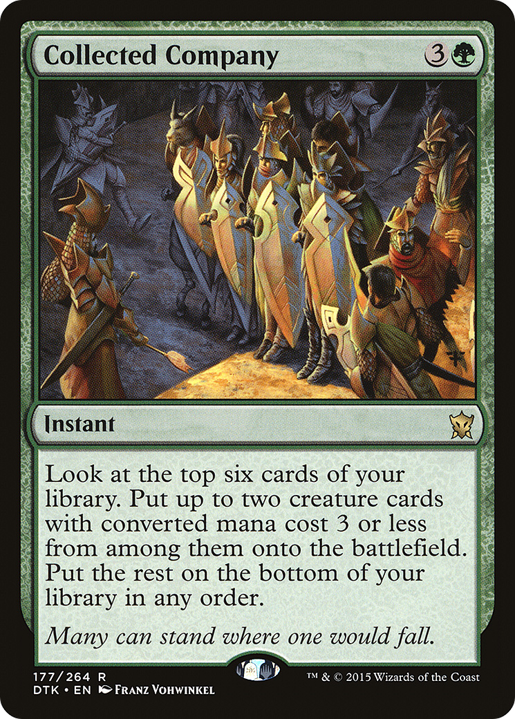 Collected Company (DTK-177) [Dragons of Tarkir] Foil