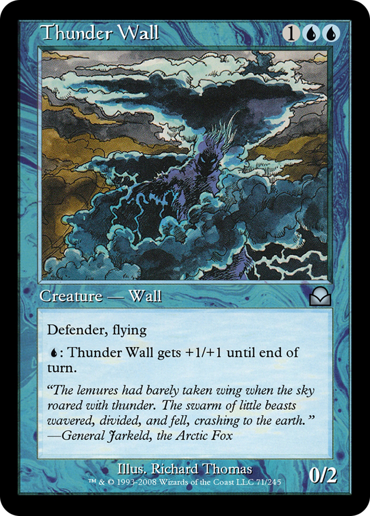 Thunder Wall (ME2-071) [Masters Edition II]